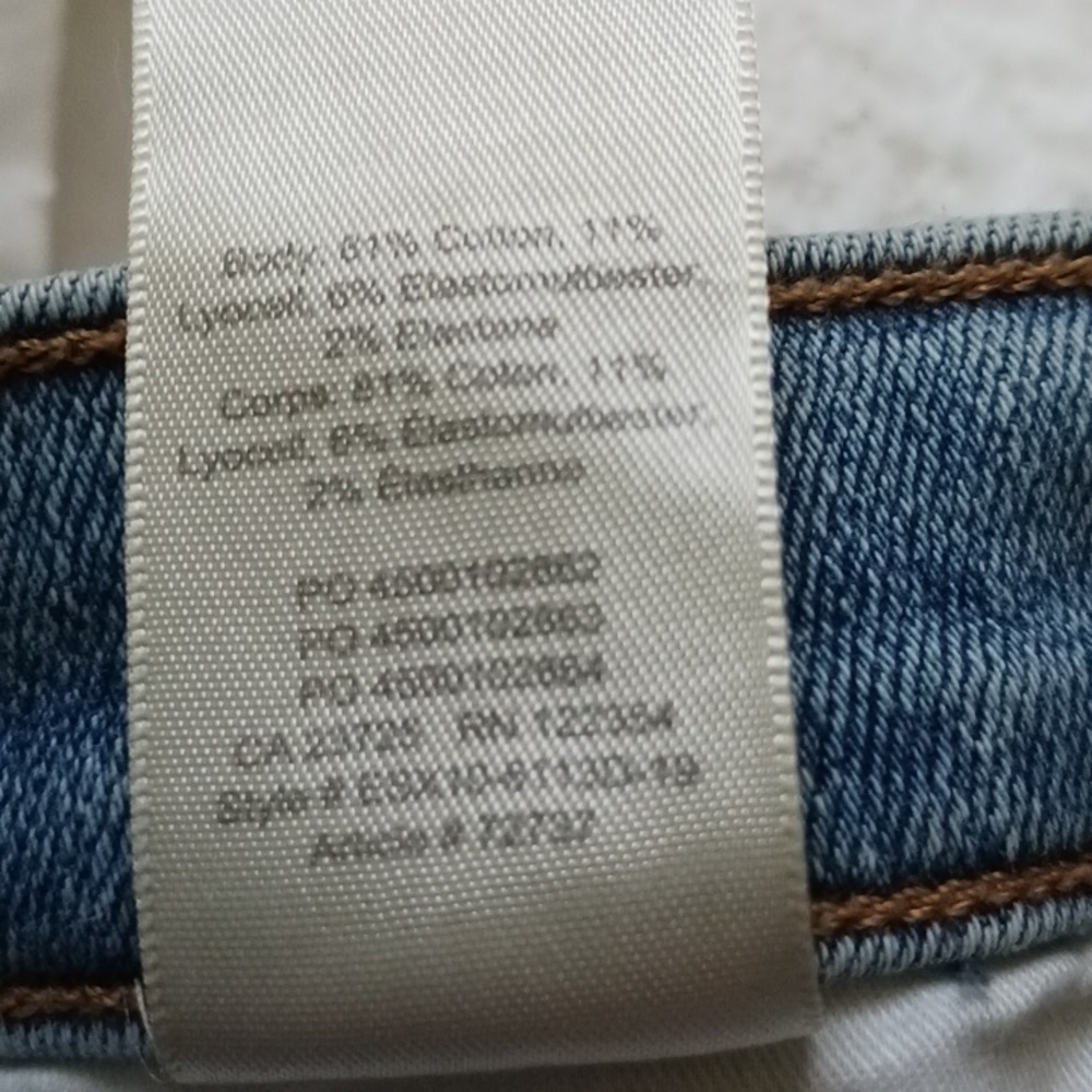 Denim Forum Nico Mid Rise Skinny Crop, Size 24 - Picture 13 of 13